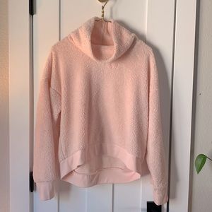 RBX Light Pink Cozy Turtleneck Sweater – Size L